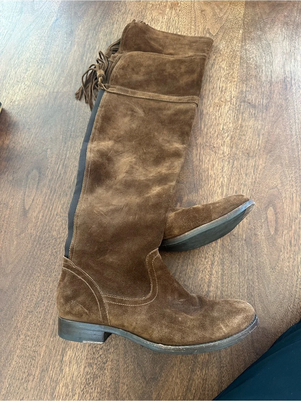 Frye Molly Tassel Over-the-Knee Boot.